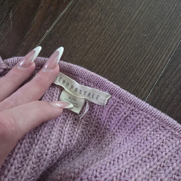 Women's Purple/lilac Areopostale Knit Tank Top Xl - Picture 5 of 5